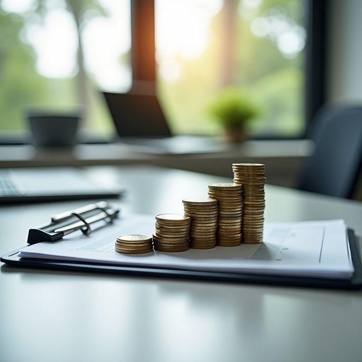 Stack of Coins Illustrating Investment Growth